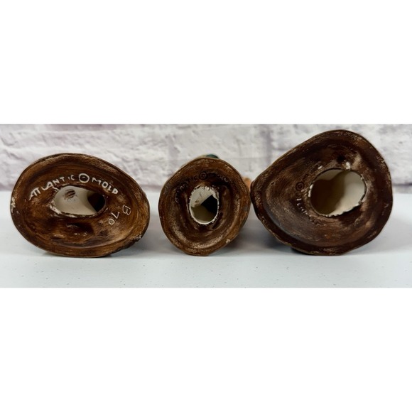 Atlantic Mold Set Of The 3 Wiseman  Christmas Nativity Set Haind Painted Ceramic - Picture 5 of 5